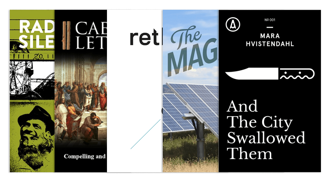 Just a few of the TypeEngine published magazines